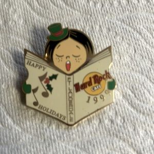 Collector Hard rock Café, Fort Lauderdale,  Caroler Holiday  pin 1999